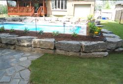 Inspiration Gallery - Pool Retaining Wall - Image: 217